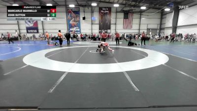 90 lbs Round Of 32 - Marcarlo Mannello, NY vs John Sutton, NJ