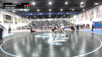 170 Girls Cons. Round 3 - Abigail Dentice, Carlsbad vs Viviana Romo, Chula Vista