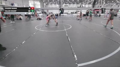 72 lbs Round 9 (10 Team) - Tallon Sharp, Iron Horse White vs Chasen Burke, Ohio Gold