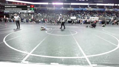 55 lbs Round Of 16 - Rowan Abbas, Premier vs Jackson McDougall, Gulf Coast WC