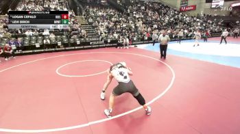 5A 175 lbs Semifinal - Levi Birch, Maple Mountain vs Logan Cefalo, Box Elder