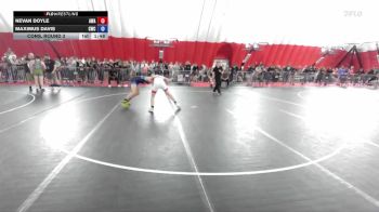 150 lbs Cons. Round 3 - Nevan Doyle, Askren Wrestling Academy vs Maximus Davis, Cadott Wrestling Club