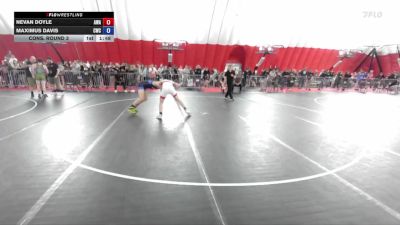 150 lbs Cons. Round 3 - Nevan Doyle, Askren Wrestling Academy vs Maximus Davis, Cadott Wrestling Club