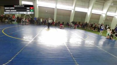 93 lbs Champ. Round 2 - Noah Lopez, Montrose Elite Wrestling vs Brex Jensen, Delta Wrestling Club
