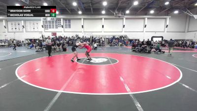 190 lbs Consi Of 8 #1 - Braydon Sohn, Conard vs Nicholas Voelkl, Middletown