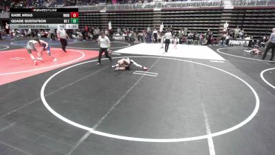 65 lbs Quarterfinal - Gabe Arias, Windy City WC vs Quade Gustafson, No Escape Wrestling