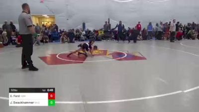 52 lbs Quarterfinal - Connor Ford, York vs Jackson Swackhammer, Valencia