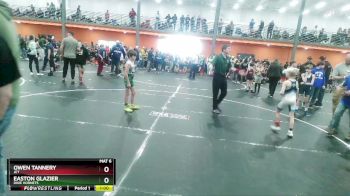 70 lbs Champ. Round 1 - Easton Glazier, Dixie Hornets vs Owen Tannery, JET