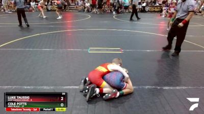 60 lbs Round 2 (6 Team) - Cole Potts, Ares Black vs Luke Taussig, East Kansas Eagles