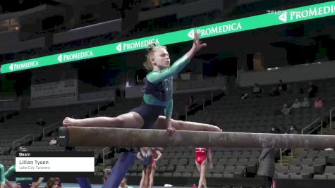 Lillian Tyson - Beam, Lake City Twisters - 2022 Elevate the Stage Toledo presented by Promedica