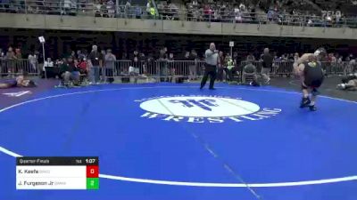 177 lbs Quarterfinal - Kyle Keefe, Bradford, PA vs John Furgeson Jr, Damascus, MD