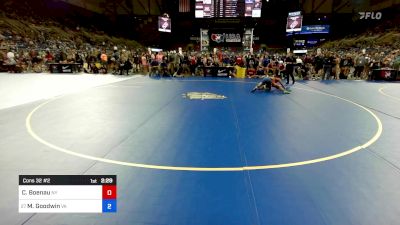 110 lbs Cons 32 #2 - Carlye Ana Boenau, NY vs Mia Goodwin, VA