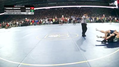 D2-150 lbs Quarterfinal - Lane Button, Wayland Union HS vs Payton Sampson, Cadillac HS