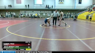 126 lbs Quarterfinal - Jesus Ortega-laur, Hood River Valley vs Gabriel Price, Glencoe