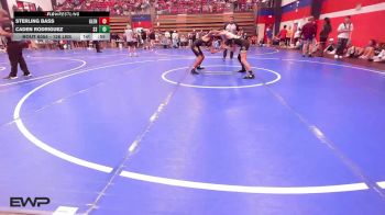 126 lbs Consi Of 8 #2 - Sterling Bass, Glenpool vs Caden Rodriguez, Sand Springs HS