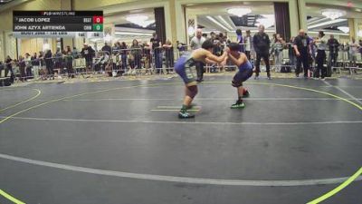 138 lbs Consi Of 16 #1 - Jacob Lopez, Beat The Streets Oxnard vs John Azyx Artienda, Chino Hills WC