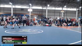 126 lbs Cons. Round 5 - Koen Fielder, Middleton Middle School vs Norm Poole, All In Wrestling Academy