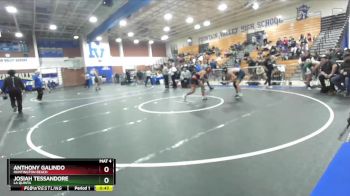 157 lbs Cons. Round 4 - Anthony Galindo, Huntington Beach vs Josiah Tessandore, La Quinta