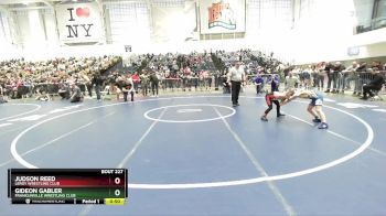 70 lbs Quarterfinal - Judson Reed, LeRoy Wrestling Club vs Gideon Gabler, Franklinville Wrestling Club