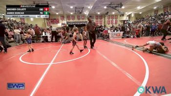 49 lbs Round Of 16 - Archer Collett, Eufaula Ironheads Wrestling Club vs James Duncan, Pin-King All Stars