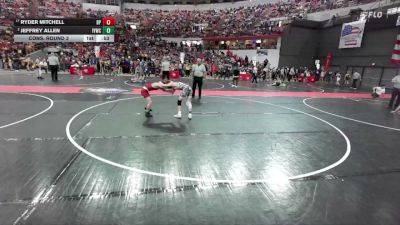94 lbs Cons. Round 2 - Jeffrey Allen, Iowa-Grant Youth Wrestling Club vs Ryder Mitchell, De Pere