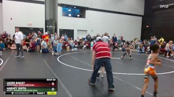 49 lbs Quarterfinal - Jacen Bailey, White Knoll Youth Wrestling vs Harvey Smith, Mighty Warriors Wrestling Acad
