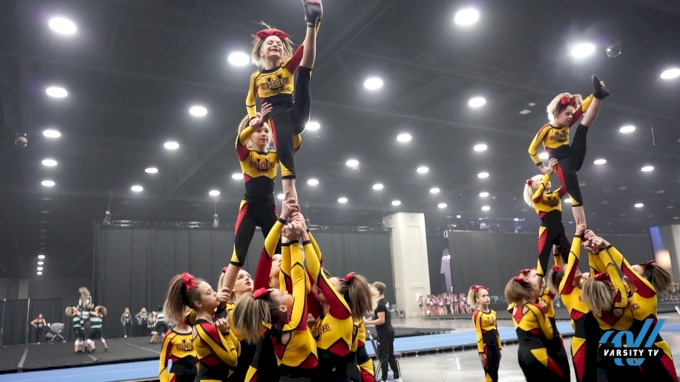 Practice Room Peek: Terre Haute Cheer University KUNG FU PANDAS