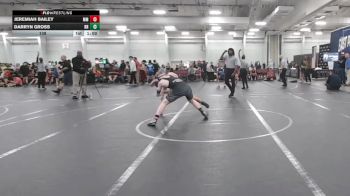 138 lbs Round 7 (10 Team) - Jeremiah Bailey, Maryland Mallets vs Darryn Gross, Rocket Rams