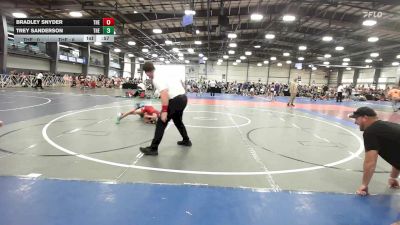 80 lbs Rr Rnd 2 - Bradley Snyder, The Shop 814 JH - MS vs Trey Sanderson, The Fort Hammers - MS