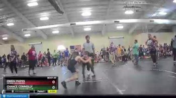 62 lbs Round 2 - Owen Mapes, WCWAA-Wolverines vs Chance Connolly, Summerville Takedown Club