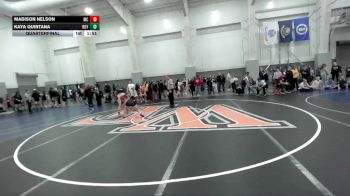 110 lbs Quarterfinal - Kaya Quintana, Roy vs Madison Nelson, Mountain Crest