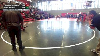 165 lbs 5th Place Match - Maximus Hernandez, El Paso El Dorado vs Sergio Nathan, El Paso Bel Air