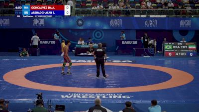 65 kg Qualif. - Alisson Leo Goncalves Da Silva, Brazil vs Sam Keyvan Arshadghasabsaraei, Iran