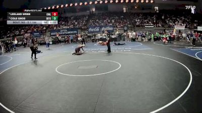 D 1 144 lbs Semifinal - Leeland Webb, Chalmette vs Cole Gros, Dutchtown