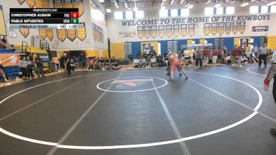 190 lbs Finals (8 Team) - Pablo Sifuentes, South Dade vs Christopher Aubain, Freedom