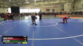 165 lbs Champ. Round 1 - Seth Holt, Hiram College vs Jesse Herrera, Wabash