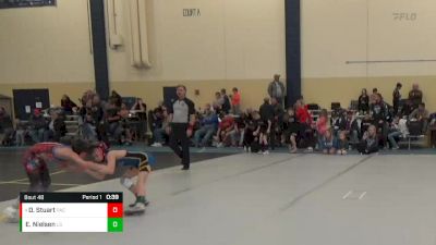 70 lbs Quarterfinal - Dregar Stuart, PACK732 vs Elias Nielsen, Le Sueur-Henderson