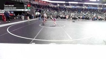 66 lbs 7th Place - Layla Miller, Rams WC vs Charlotte Hurt, SEK Elite