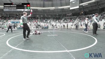 49 lbs Consolation - Cannon Francis, Team Tulsa Wrestling Club vs Lucas Alcantar, Comanche Takedown Club