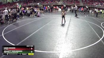 45 lbs Champ. Round 2 - Bennett Swearingen, WWC Predator Wrestling vs Axon Higgins, St. Paul