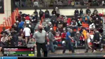 152 lbs Champ. Round 2 - Devin Medina, Wheaton (NORTH) vs Dillon Carlson, Crystal Lake (CENTRAL)