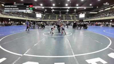 Semifinal - Harper Wiltsey, Little Egg Harbor Township vs Braelynn Sutton, Kennedyville