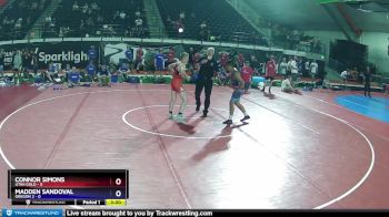 120 lbs Semis & Wb (16 Team) - Connor Simons, Utah Gold vs Madden Sandoval, Oregon 2