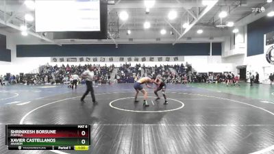 132 lbs Cons. Round 2 - Xavier Castellanos, Anaheim vs Shrinikesh Borsune, Portola