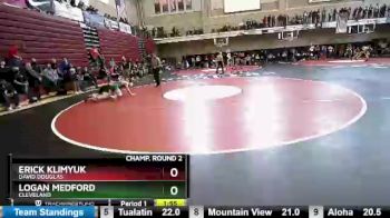 138 lbs Champ. Round 2 - Erick Klimyuk, David Douglas vs Logan Medford, Cleveland