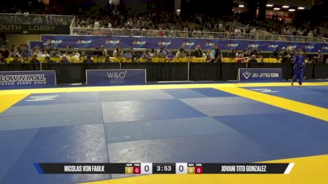 Nicolas Von Faulk vs Jovani Tito Gonzalez 2026 Pan Kids Jiu-Jitsu IBJJF Championship