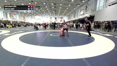185 lbs Semifinal - Mikyla Irby, Canandaigua Wrestling vs HayLeigh Lenz, Fulton Wrestling