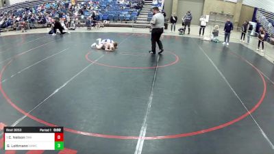 12U Boys - 74 lbs Champ. Round 2 - Cecil Nelson, Contenders Wrestling Academy vs Grant Lottmann, Greater Heights Wrestling Club