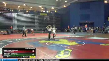 106 lbs Cons. Round 2 - Mason Catania, Salesianum vs Clifton Bakhsh, Caravel Academy