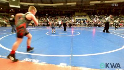 Consi Of 8 #2 - Riggins Houston, Geary Youth Wrestling vs Sawyer McDaniel, Newcastle Youth Wrestling